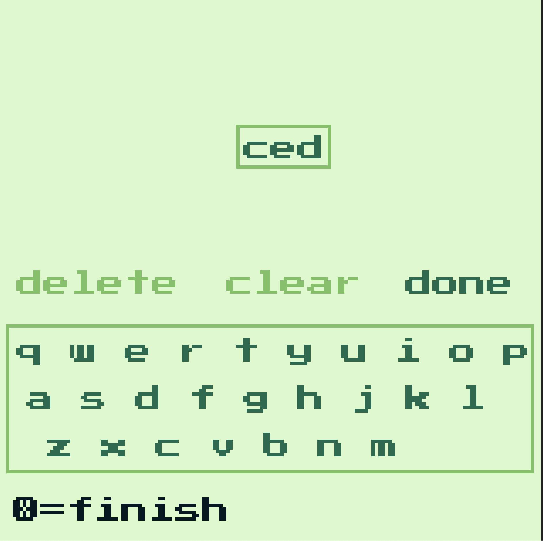 Text Input